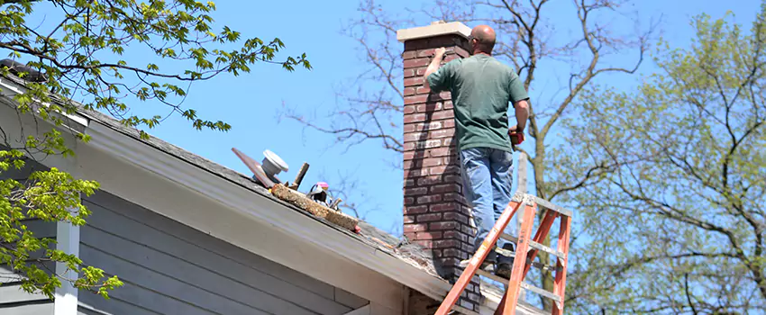 Vinyl and PVC Chimney Flashing Installation in Dundalk, MD