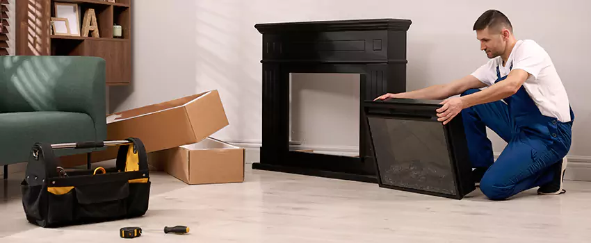 Old Rusted Metal Fireplace Repair And Replacement in Dundalk, MD
